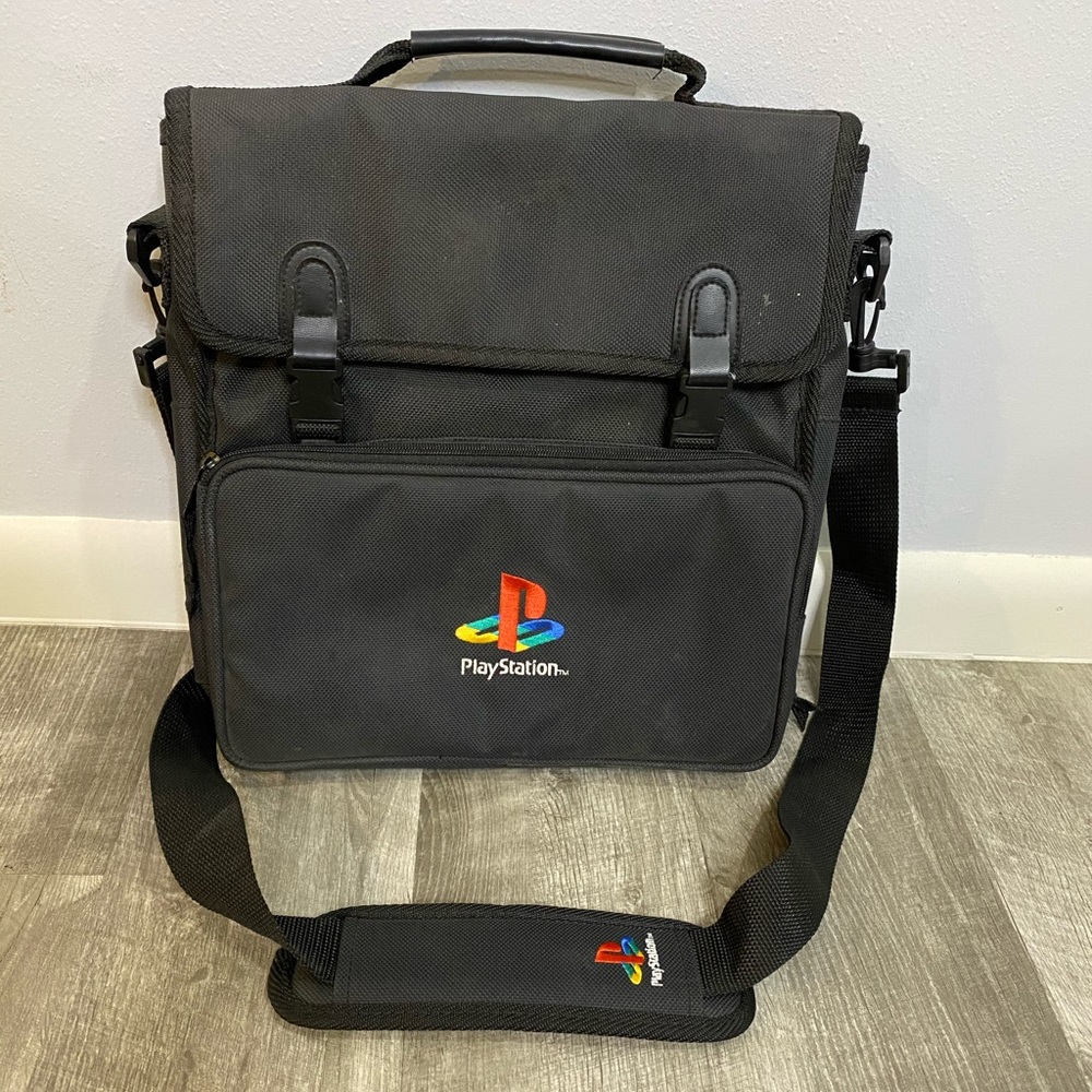 PlayStation 1 Gaming Bag Vintage Y2K Carrying Case